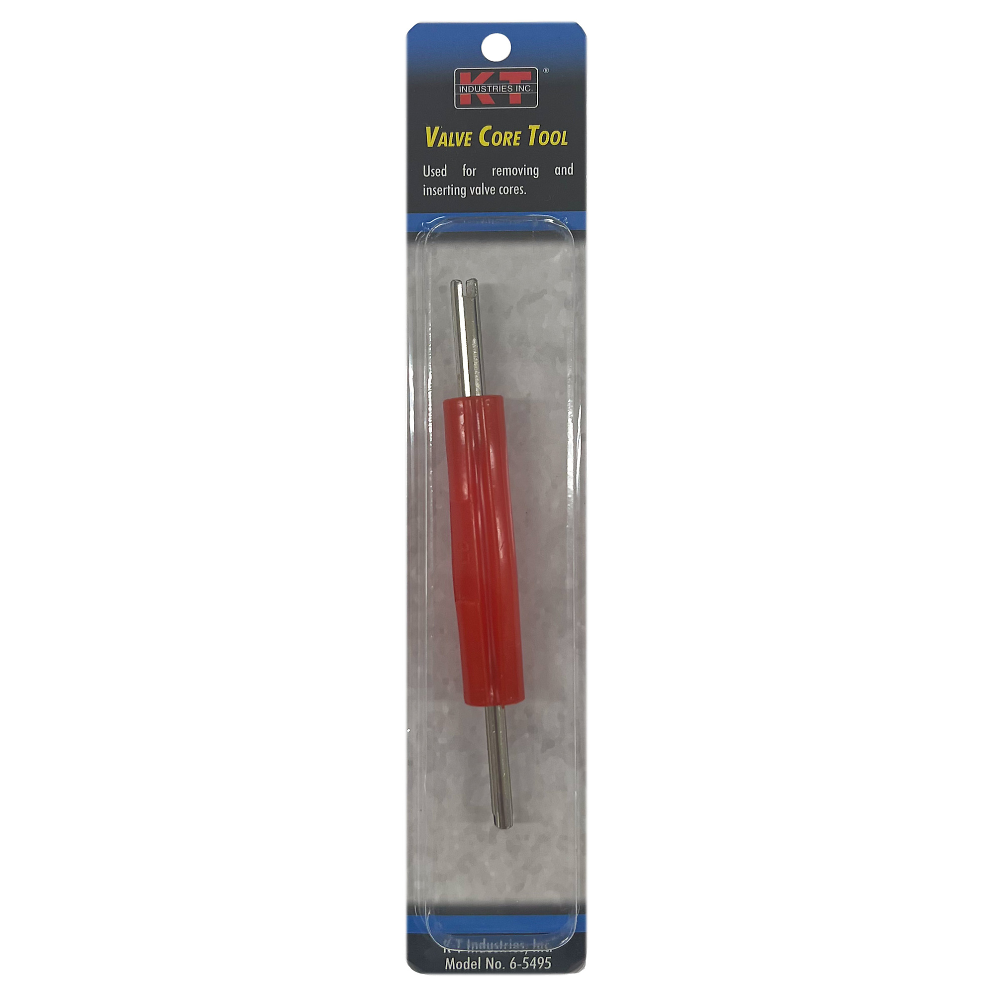 K-T Industries Valve Core Tool — Fits Standard and Large Bore Cores, Model# 6-5495